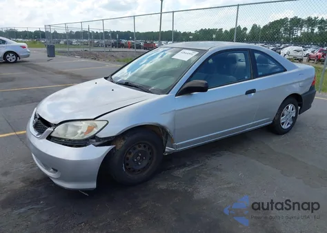 2004 Honda Civic Vp из США, поврежденный, VIN 1HGEM221X4L009659